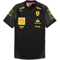Puma Scuderia Ferrari Komandos Monza Visada Geriau Drycell Patogūs Švelni Odai Draugiški Trumpomis Rankovėmis Marškinėliai Vyriški Viršutiniai Drabužiai Juodi 763880-01 L black