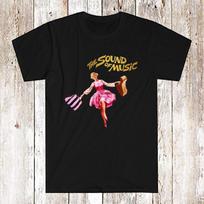 Muzikos garsai Klasikinis TV serialas Muzikinis Vyriškas Juodas Marškinėlis Dydis S-5XL Unisex Marškinėlis S įvairiaspalvis