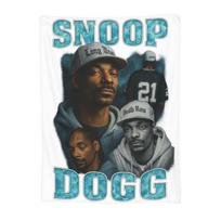Snoop Doggy Dogg Doggystyle Death Row Blankets Soft Warm Flannel Throw Blanket Cover for Bed Living room Picnic Travel Home Sofa Size: 75*100cm, Weight: 230 GSM black