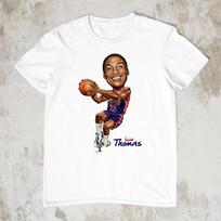 Isiah Thomas Caricature Men T-shirt White Unisex All Sizes XXXL white
