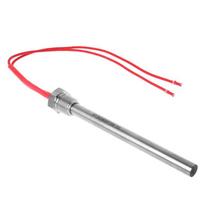 350W/300W 220V Uždegiklis Karštas strypas Medžio granulių šildymo vamzdelis Karštas strypas Rūkyklės Uždegiklio Atsarginės dalys M16x1.5 Sriegis Lengvas gray