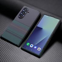 For  Samsung Galaxy Z Fold8 Ultra Phone Case, Magnetic Wireless Charging, Carbon Fiber Textured Case Integrated with Film Galaxy Z Fold8