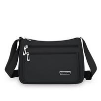 Lightweight Shoulder Messenger Bag Multi-Layer Middle-aged Women's Nylon Bag  College juoda