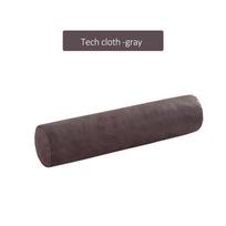 Apvalus kaklo volelis, cilindrinė pagalvė, nuimamas plaunamas užvalkalas, ergonomiškai suprojektuota galvai, kaklui, nugarai ir kojoms 15x60cm 1pcs gray
