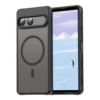 Sony Xperia 10 VII telefono dėklas, Magnetinis smūgiams atsparus telefono dėklas, Hibridinis apsauginis dangtelis Sony Xperia 10 VII juoda