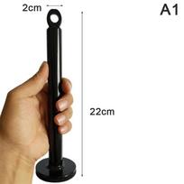 Fitneso svorio kėlimo kaištis Fitneso kabelių treniruoklio rankų priedai Treniravimo įrenginys 2*22cm black