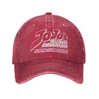 Jojo Cap anime Novelty Baseball Cap Hats Visor Protection Snapback Cotton tops gorras Adjustable pink
