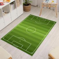 Futbolo Aikštės Kilimas su Komandos Logotipu Personalizuotas Futbolo Aikštės Kilimas Berniukų Kambarys Vyro Urvas Sporto Gerbėjo Dovana Retro Namų Puošyba 40x60cm green