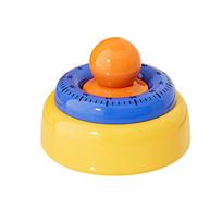 Silent Visual Timer for Kids Magnetic Countdown Clock for Homework Focus and Classroom Tasks geltona