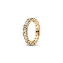 Pandora Sparkling, exquisite, elegant and fashionable ring for women gold 52 auksas