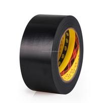 Colored Cloth Duct Tape Heavy Duty Waterproof Acrylic Adhesive Hot Melt PE No Residue Tear Hand Great for Packaging DIY Projects (Black,5 meters&50 mm) juoda