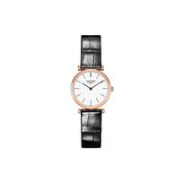 Longines Master Collection Kvarcinis Elegantiškas Laikrodis Moteriški Laikrodžiai Baltas Auksas L4.209.1.92.2 White Dial gray