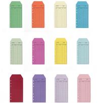 Kawaii Cardstock Cash Envelope Loose leaf A6 Binder Budget Planner  Office Supplies 12 pcs pink