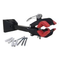 Bike Repair Stand Wall Workbench Mount Rack Strong Load Capacity Sturdy Construction raudona