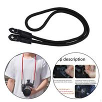Camera Strap with Universal Retrò Climbing Rope 100cm juoda