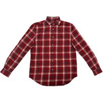 Polo Ralph Lauren Plaid Print Single-Breasted Long Sleeve Shirt Women shirts 211950005-002 S brown