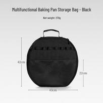 Portable Outdoor Grill Pan Carry Bag juoda