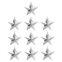 Non Slip Triangle Star Snowboard Stomp Pad 10 Pieces Set for Men Women Beginners Professional Ski Bindings Traction white