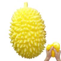 Plush Durian Squishy Stress Balls Press Toys Stretchy Fruit Stress Ease Press Ball Squishy Fidget Toy For Adults Kids yellow