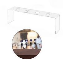 Double Acrylic Wine Bottle Organizers Set Practical Clear Countertop Display For Kitchen Cabinet Storage 1