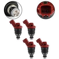 4pcs Fuel Injectors 16600-96E01 For Nissan Altima 240SX 2.4L Sentra 200SX 2.0L