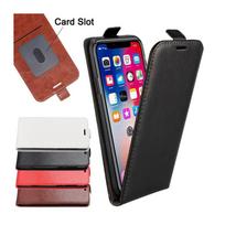 (For iPhone SE 2020 , Black) iPhone Leather Flip Vertical Case with Card Slot