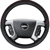 Odinė automobilio vairo apdangalas Chevrolet Captiva Silverado GMC Sierra 2007-2014 Daewoo Automobilio interjerui vr2 gray