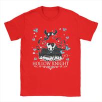 Men Hollow Knight Silksong Game T Shirts  Cotton Tops Creative Short Sleeve O Neck Tee Shirt Classic T-Shirt S black