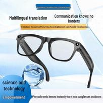 AI Multifunctional Smart Glasses with 1200W Pixel Camera, Voice Control, Translation, and Color Changing Features.