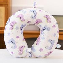 Summer Ice Memory Foam U-Shaped Neck Pillow for Office, Travel, and Home 28x30cm-0.35kg