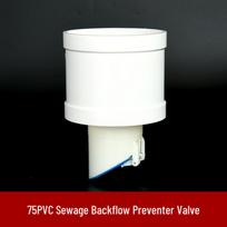 75/110 PVC Drainage Check Valve: Anti-odor, Anti-backflow, One-way Bathroom Pipe Valve