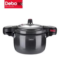Debo DEP-828 4.5L Non-Stick Pressure Cooker black