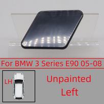 For BMW 3 320 325 328 E90 Sedan E91 Wagon 2005 2006 2007 2008 Headlamp Washer Nozzle Cover Cap #61678031307 Headlight Washer Cap Unpainted LH black