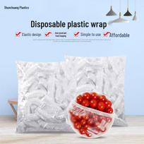 Elastic Food-Grade Thick Disposable Cling Film Covers for Leftovers Optional white