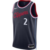 Nike X NBA Collaboration Kawhi Leonard LA Clippers Swingman Icon Edition Dri-FIT Comfortable Soft Sleeveless Basketball Jersey Men jersey FQ4702-419 XS black