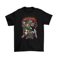 Game of Thrones Link T-Shirt Unisex Cotton Nintendo Video Game Legend of Zelda L gray