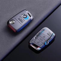 VOLKSWAGEN Madingas TPU Automobilio Nuotolinio Rakto Dangtelis Apsauginis Korpusas Raktų Pakabukas VW Volkswagen Passat B8 Tiguan Magotan Golf Rakto Pakabukas gray