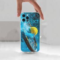 Tennis Sport For iPhone Max,14,SE,12,15,Pro,17,Plus,11,XS,Mini,16,X,13,XR,Transparent Soft Cover Case iPhone15plus blue
