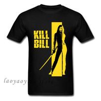 Movie Kill Bill Pulp Fiction Django Tshirt Quentin Tarantino Film Graphic Tshirt Mens Casual Loose Tops Men Oversized T-shirt... S įvairiaspalvis