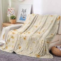 Flanelinis pledas Juokingas kukurūzų tortilijos spaudinio pledas Jaukus minkštas lengvas šiltas 30x40 colių 40x50 colių sofai lovai 75cmx90cm beige