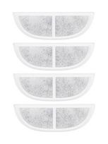 Easy Installation Pet Water Filter Fountain Brand New 4pcs white