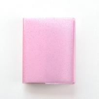 Modern Photocard Binder With Glitter Finish For 32/64 Pocket Card Preservation 3in（64 Pockets） rožinė