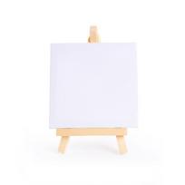 Tuščias drobės su kokybišku molbertu dailės tapybos reikmenys Akrilinės tapybos drobė Praktikos drobė 8x15cm white