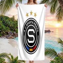 Sparta Prague Beach Towel Soft Microfiber Summer Towel Quick Dry Absorbent Towel for Beach Swimming Pool Travel 70cmx140cm(27x55inch)
