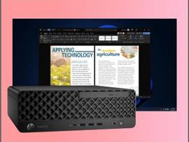 Hewlett-Packard HP ProDesk 4 SFF G1i AI PC Intel Core Ultra 5 225 16GB DDR5-SDRAM 512GB SSD Windows 11 Pro Black