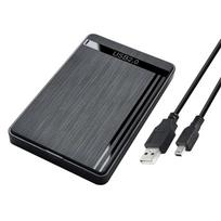2.5-Inch SATA to USB 2.0 3.0 Type-C HDD Enclosure Mobile Hard Drive Case For SSD External Storage HDD Case With USB Type C Cable gray