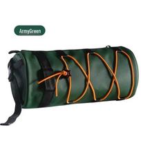 Waterproof Multi-functional Cycling Bag: Bicycle Pannier, Handlebar, Frame, and Tail Bag with Portable Front-Mount Design. 24×10 black