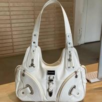 Y2K Spicy Girl Motorcycle Style Underarm Bags ,Large Capacity Commuter Tote Women's Handbags Street Trend Versatile Shoulder Bag balta