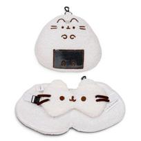 Pkcush460 Pusheen katės bento klubas formos kelioninė pagalvėlė akių kaukė