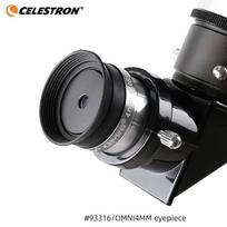 Celestron Omni Series Eyepiece Barlow Teleconverter Eyepiece Astronomical Telescope Accessories Entry Professional Viewing 4MM gray